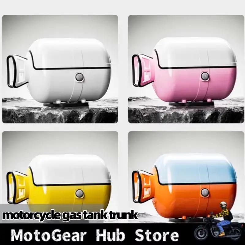 

New Motorcycle Gas Tank Trunk Creative Design Suitable For Scooters Electric Bike Large Capacity Waterproof Motorcycle Equipment