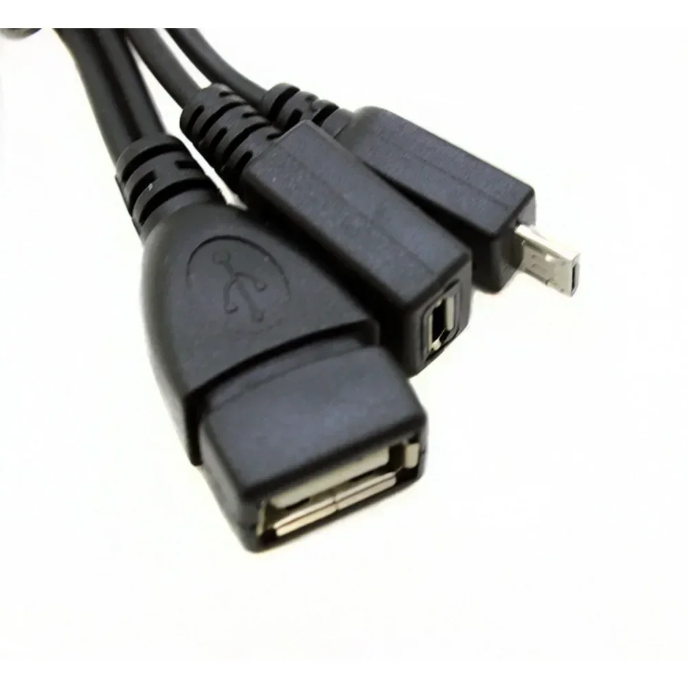For Fire TV 3 2nd Gen Fire Stick Micro USB Terminal Splitter OTG Cable Converter Extender PC Hardware Adapter Cord