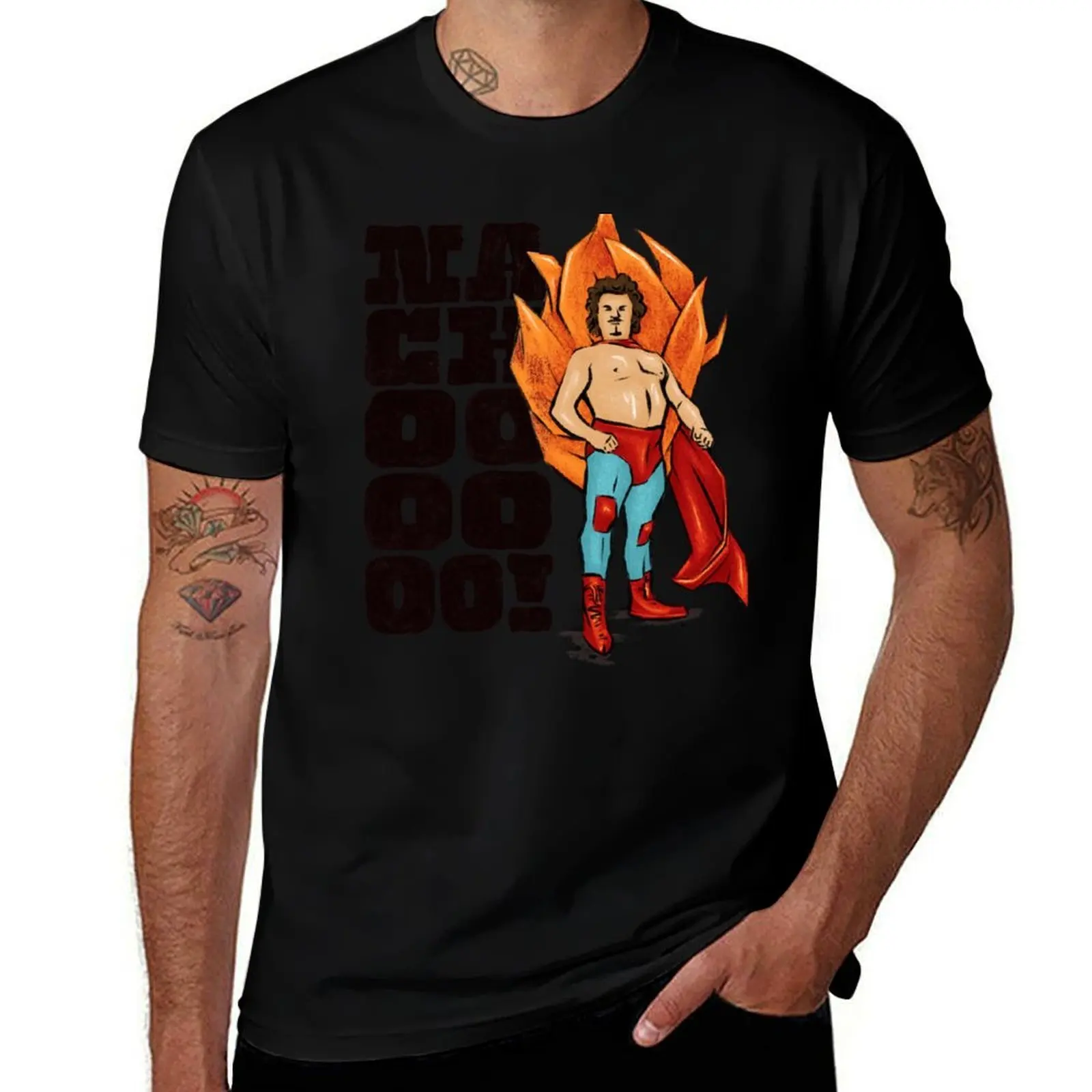 Nachooo! - Nacho Libre - Black Text T-Shirt Basic All Season Solid T-Shirt
