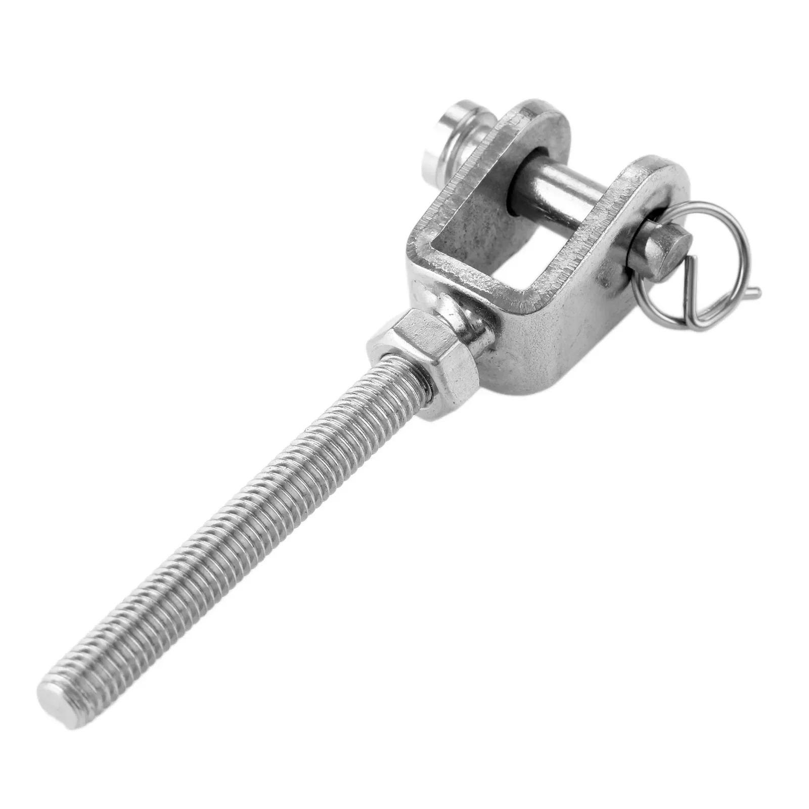 1Pc M5 M6 M8 M10 M12 304 Stainless Steel Jaw Open Bolt & Nut Replacement Turnbuckle Rigging Screw Parts