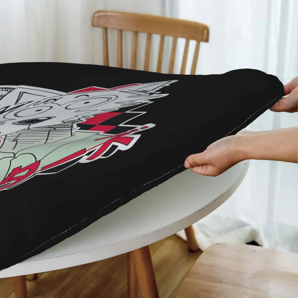 Beastars Waterproof Round Tablecloth Oilproof Table Cloth for Kitchen Events Dining Table Cover