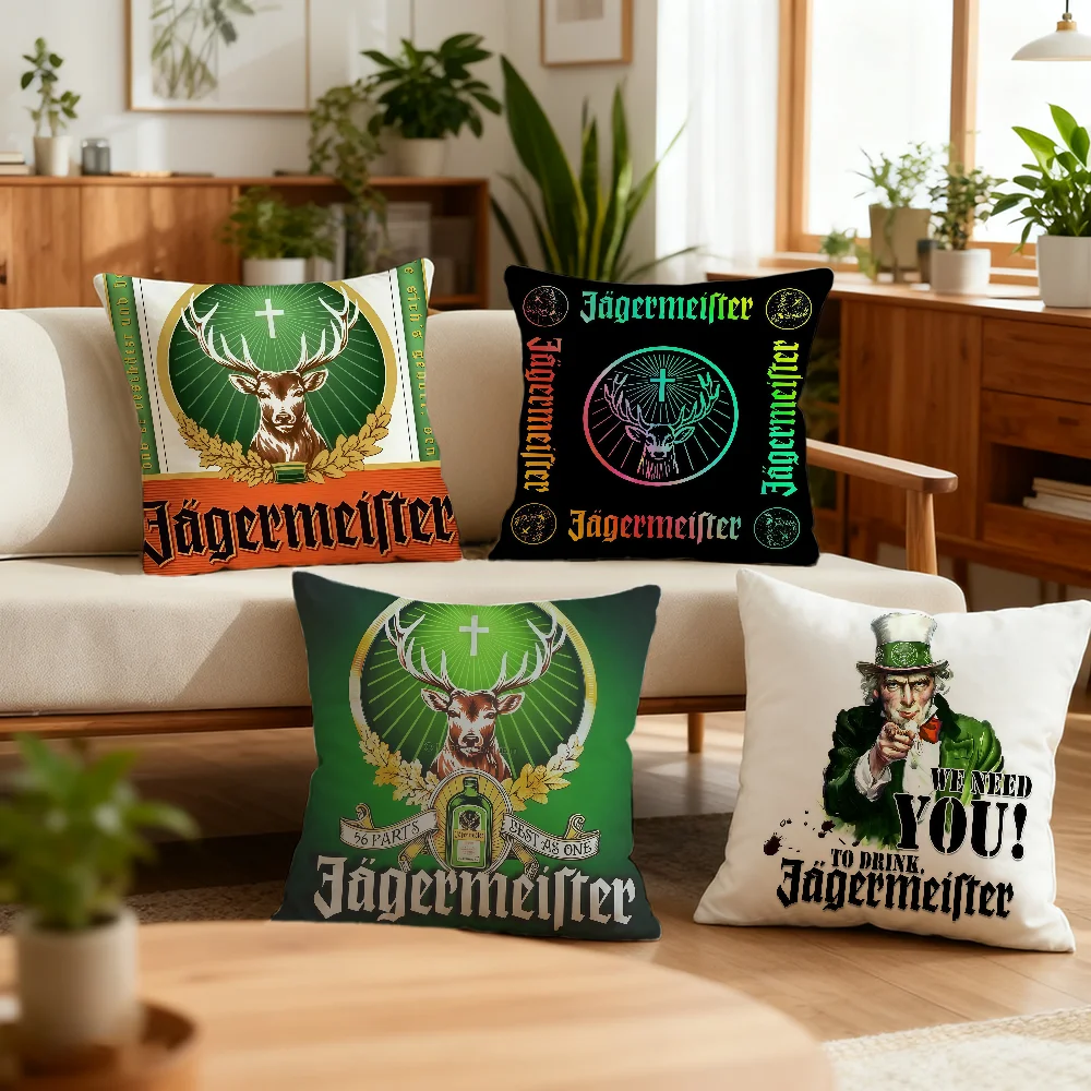 J-JaegeemrmeisterS Kissenbezug Dekoration für Zimmer, Geschäft, Auto, Zuhause, Büro, Kaffee, Sofa, Druck, Nordische Schlichtheit, Trendprodukt