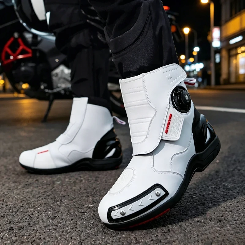 Fashion Boots Motorcycle Unisex Waterproof Riding Boots Racing Shoes Off-Road Adventure Travel Equipment for Motorcyclists