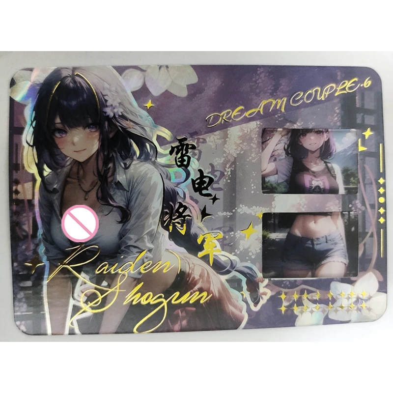 Dea storia Dream coppia ACG sexy Film card Nilou Yae Miko Kuki Shinobu Ningguang Yelan boy Toy collection regalo di compleanno