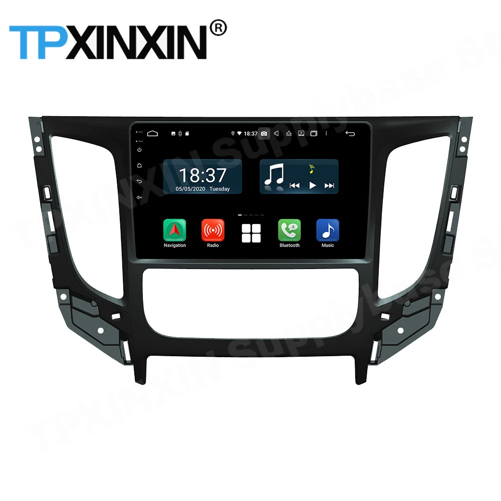 Car Radio Coche With Carplay Android For Mitsubishi Triton AT 2016 2017 2018 2019 Navi Automotive Multimedia Stereo Receiver