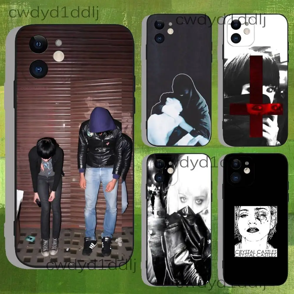

C-Crystal Castles Amnesty Phone Case For iPhone 15,16,17,13,14,11,12,Pro,Max,Plus,E,Air,Mini Shockproof Soft Cover Fundas