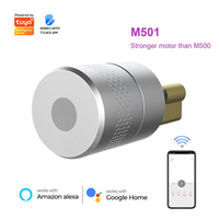 Wehere TUYA Smart EU Lock TTlock Automatic Remote Control Easy Install Cylindrical Bluetooth Round Knob Digital Keyless Replace