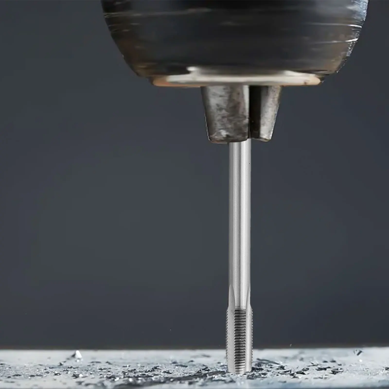 For Milling Machines 130mm 5 Inches M10 X 1 Tap Straight Flute Tap Right-hand Tapping Direction Wear Resistance