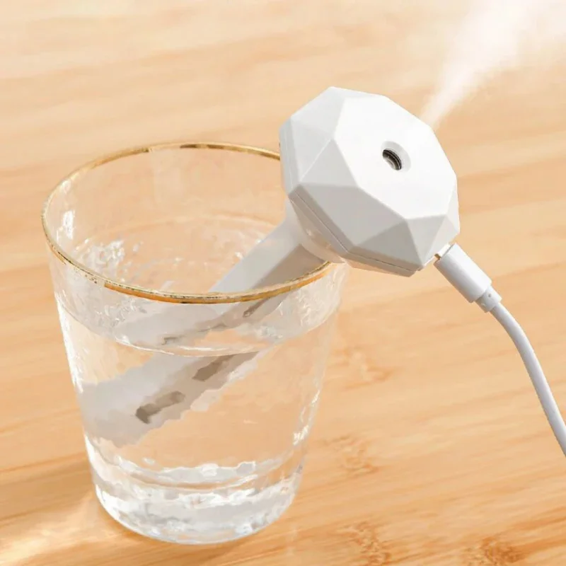 

Humidifiers Ultrasound USB Mini Air Diffuser Car Purifier Anion Maker With Romantic Lamp Portable Humidifier