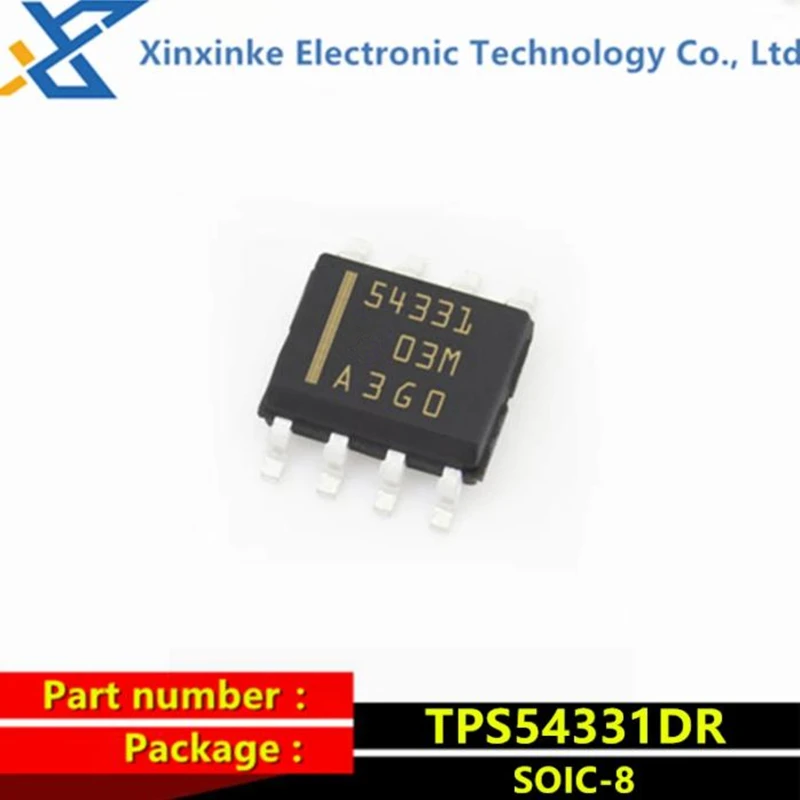 TPS54331DR SOIC-8 Silk-screen:54331 Switching regulator 570kHz 3A 28V In Step Down SWIFT DC/DC Cnvrtr New original genuine