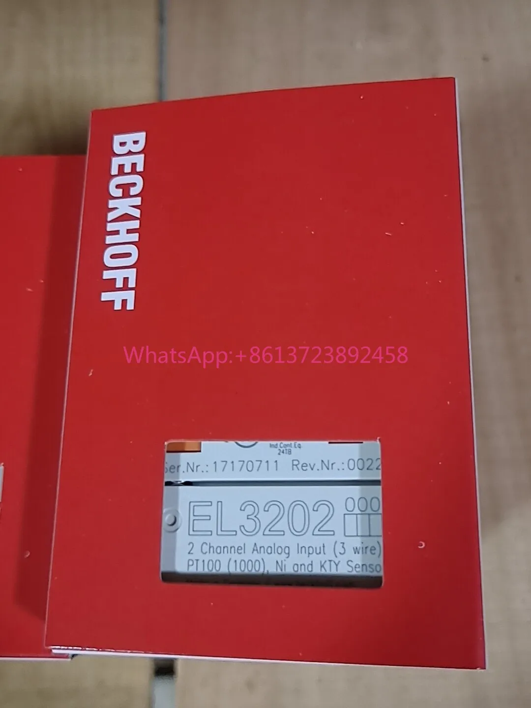 

Beckhoff module EL3202 high quality