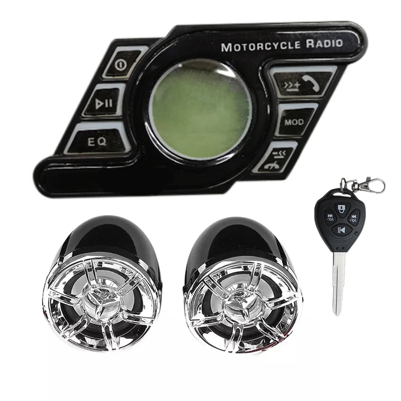 Motorrad Bluetooth Sound Audio System Stereo Freis prec heinrich tung Radio MP3 Musik Player schwarz