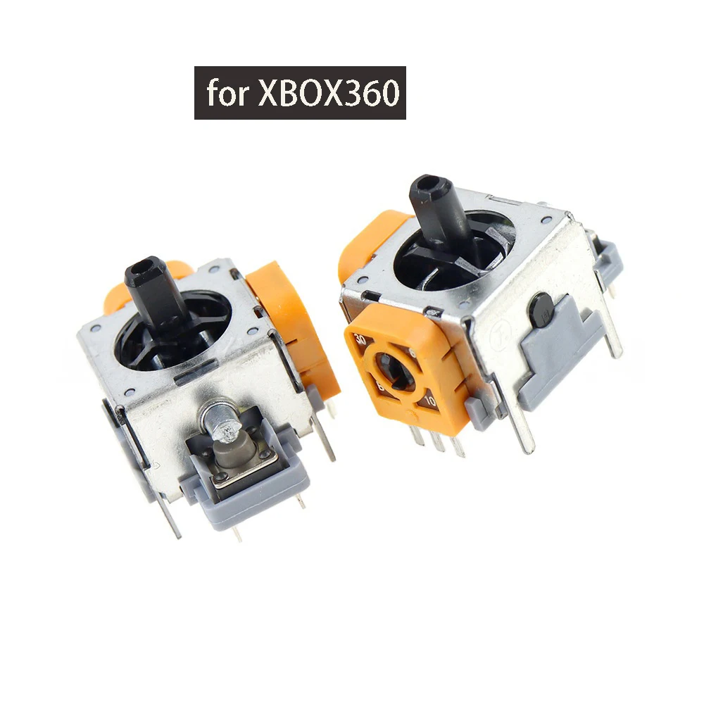 

2Pc for XBOX 360 Controller Hall Electromagnetic Joysticks High Precision For Microsoft XBOX360 Console 3D Hall Effect Joystick