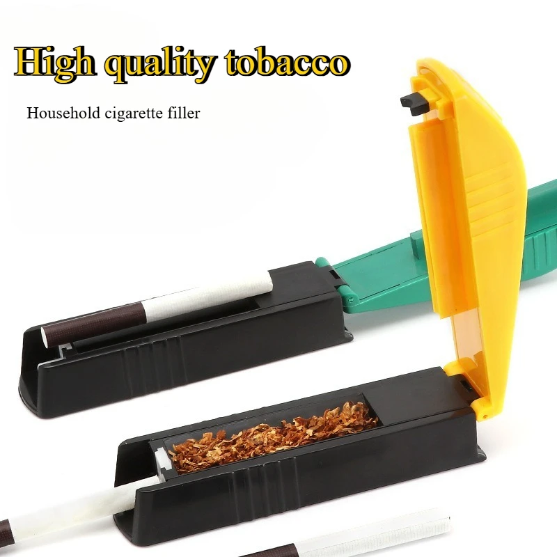 

DIY cigarette maker Push pull type Portable Household cigarette filler Essential cigarettes Flavored tobacco Men Gift
