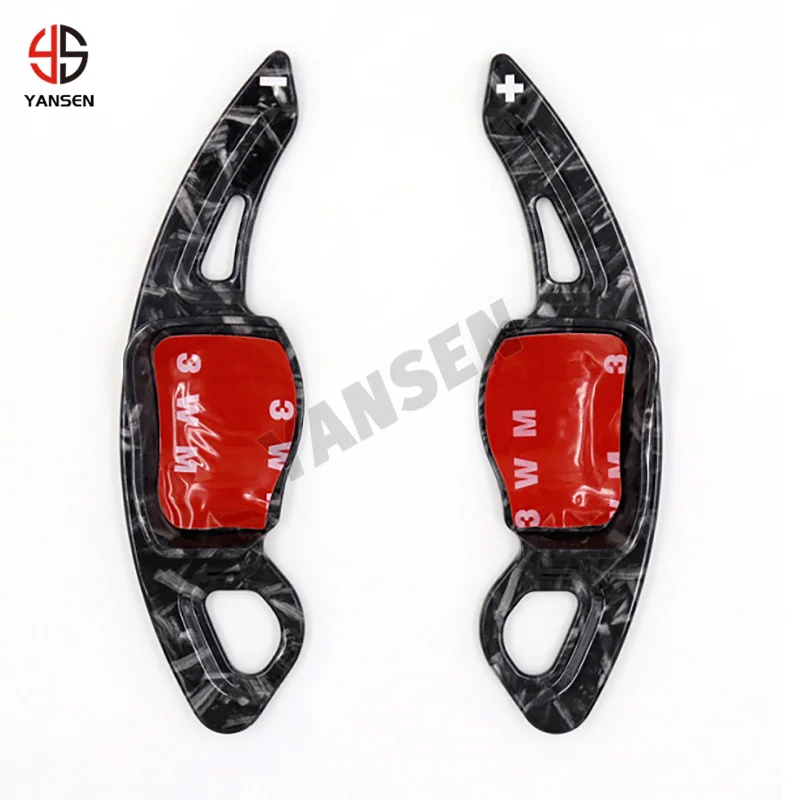 Extensión DSG de volante de fibra de carbono, paleta de cambio, extensor de engranaje, para VW golf 5, Golf6, Mk6, Jetta, GTI, R36, Scirocco, Polo