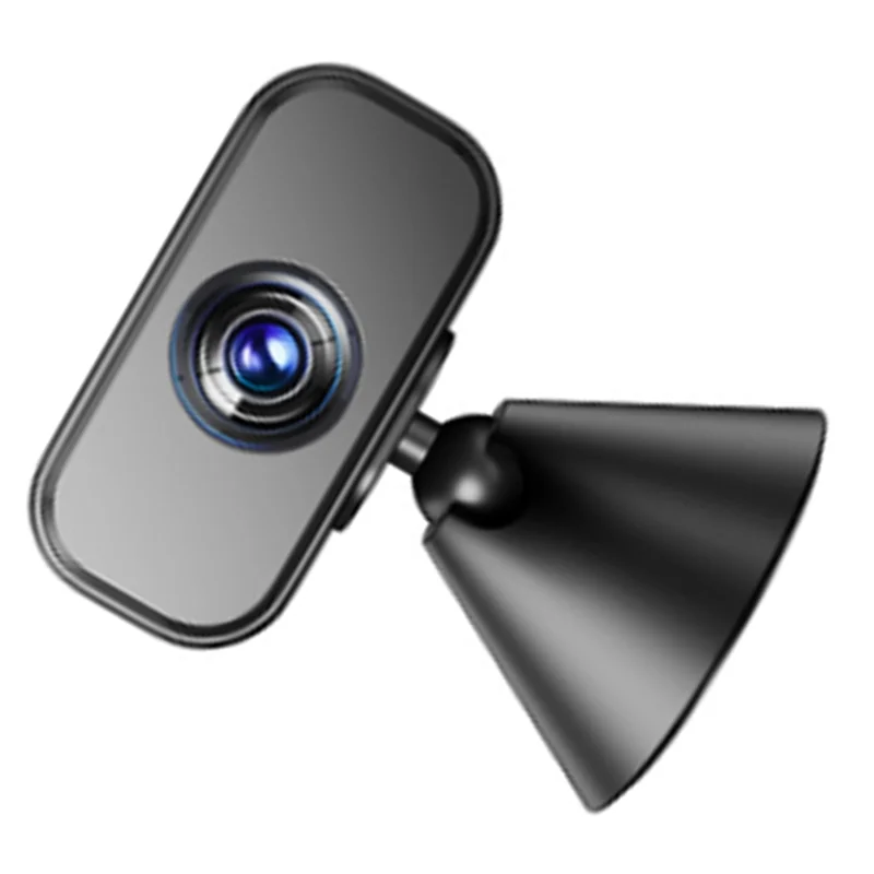 ABSQ-Enhanced Mini 4K Wi-Fi домашняя камера безопасности с цифровым зумом, внутренним наблюдением, цветным ночным видением, радионяней