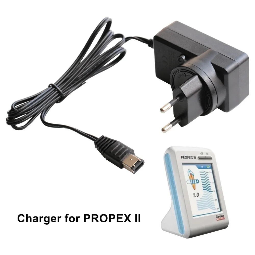 1 Set US/EU/AU/UK Plug Dental Adapter Battery Charger Power Cord Adaptor For Dentsply PROPEX II Electronic Apex Locator