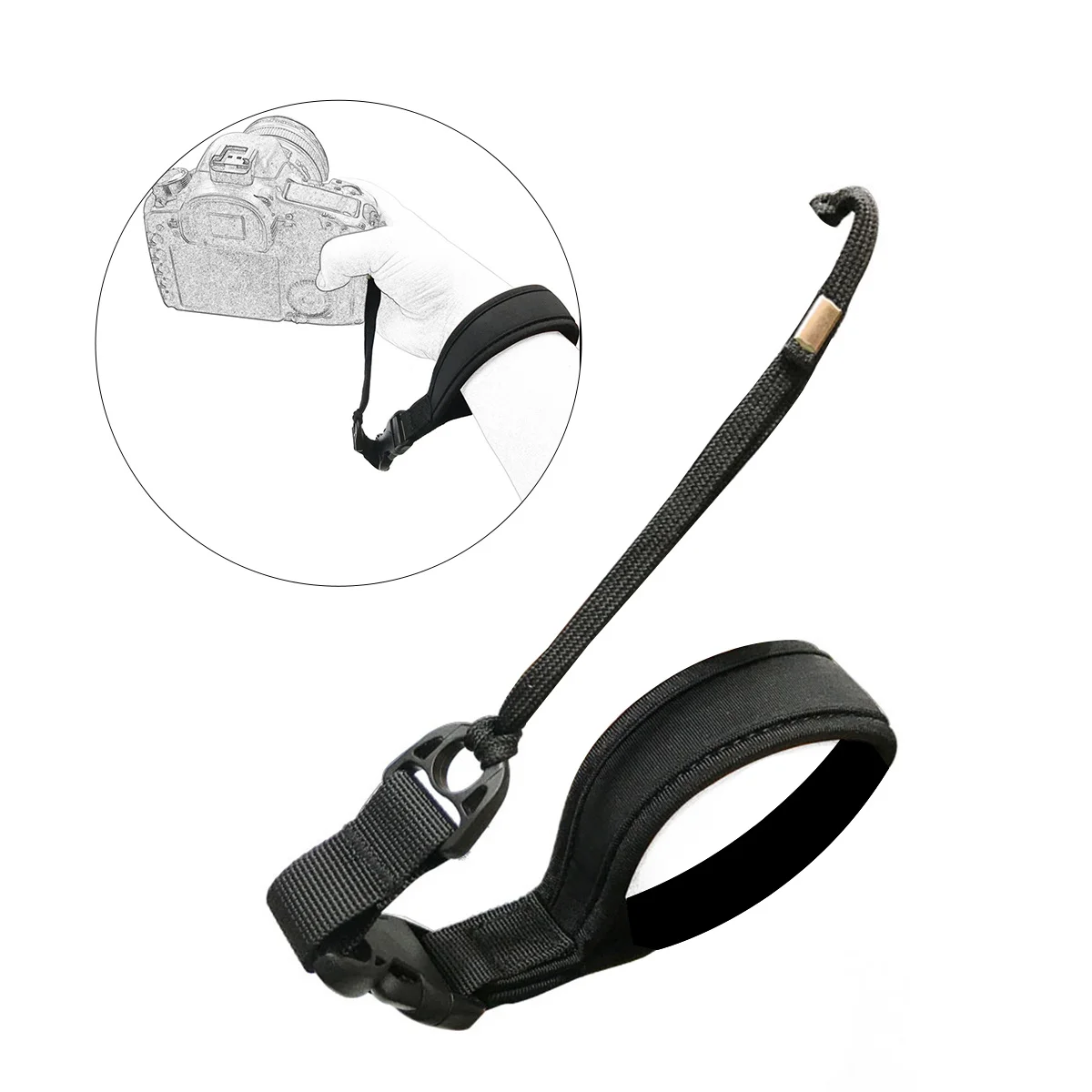 

Camera Wrist Strap Lightweight Durable Security Slide Tightening for Mirrorless Dslr Cameras Safety Hand Strap