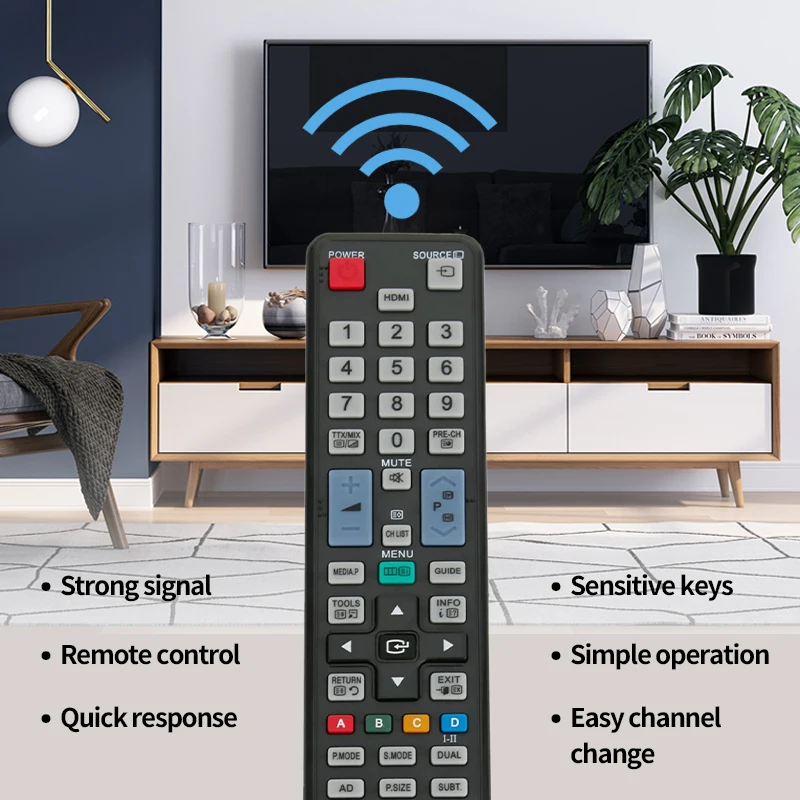 BN59-01014A Remote for Samsung, Universal Remote Control Replacement for Samsung BN59-00940A, BN59-01018A, BN59-01069A