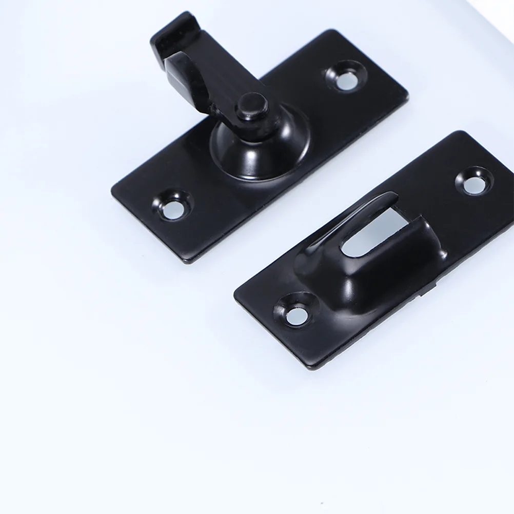 

2pcs 90 Degree Stainless Steel Door Latch 304 Solid Right Angle Bolt For Security Sliding Door Window Safety Barrel Lock