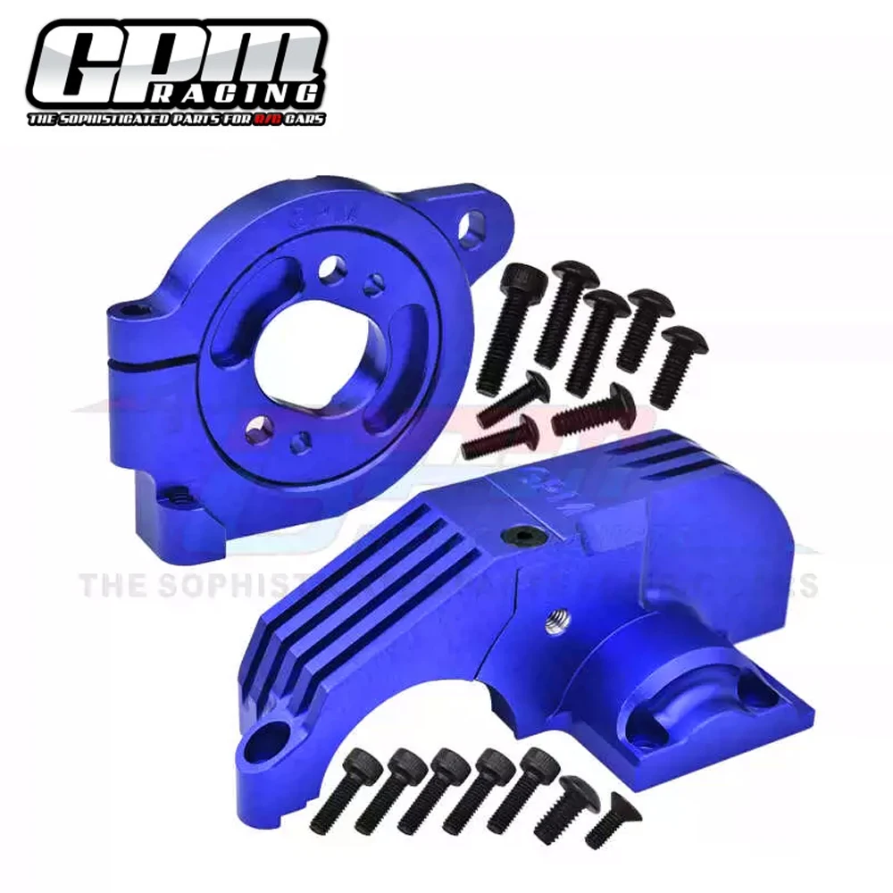 GPM Metal Aluminum 7075 Motor Mount + Gear Cover 8960 + 8987 for Traxxas 1/8 MAXX SLASH 6S 1/10 MAXX 4S 4WD Monster Truck RC Car