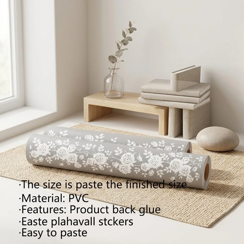 Hot Sale for durable High Quality Wall Sticker Window Stickers Flowers 4.3*19.6inch Matte Effect 1 Set Wall Stickers