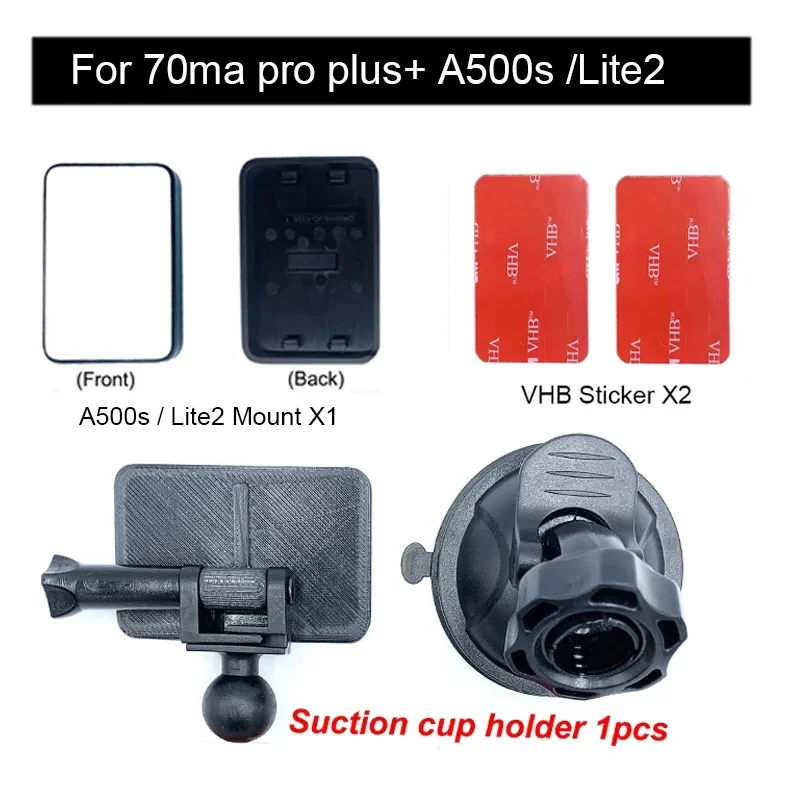 For 70mai pro plus+ A500s A200 suction cup holder for 70mai A500S DVR Holder for 70mai Lite2 A200 Car-styling Accessories