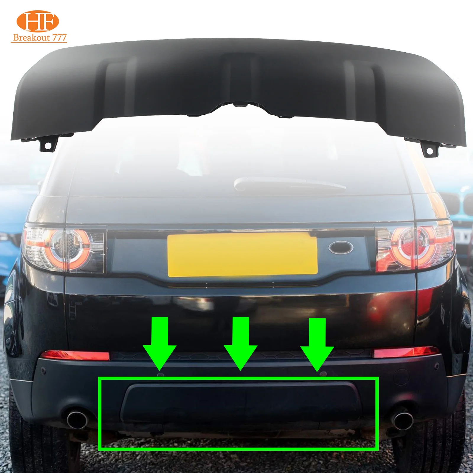 

Car Rear Bumper Cover Trim Plate Board ABS For Land Rover Discovery Sport L550 2015-2019 LR077790 Car Accessories Parts