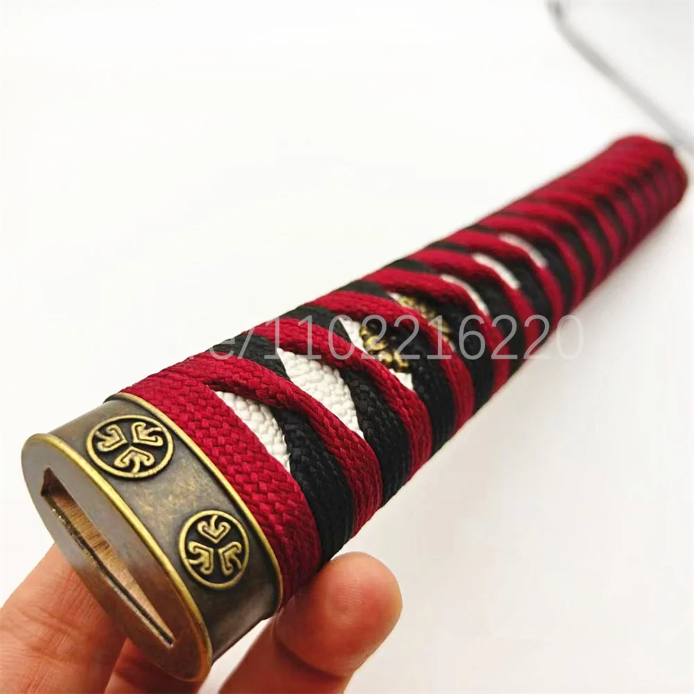 Very Nice  26cm Two Tone Handle Unique Tsuka Hilt Alloy Fuchi Kashira Menuki For Japan Real Japanese Samurai Katana Fittings