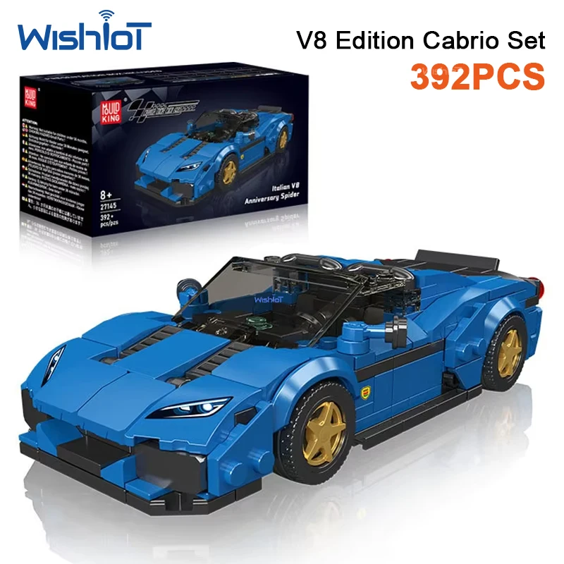 mould-king-27145-italian-v8-convertible-supercar-building-blocks-sets-moc-bricks-sports-car-model-classic-collectible-toy-gift