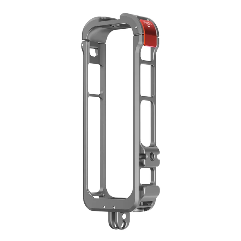 

-A25M Metal Frame Cage With Silicone Lens Guards Cap For Insta360 X4 Accessories