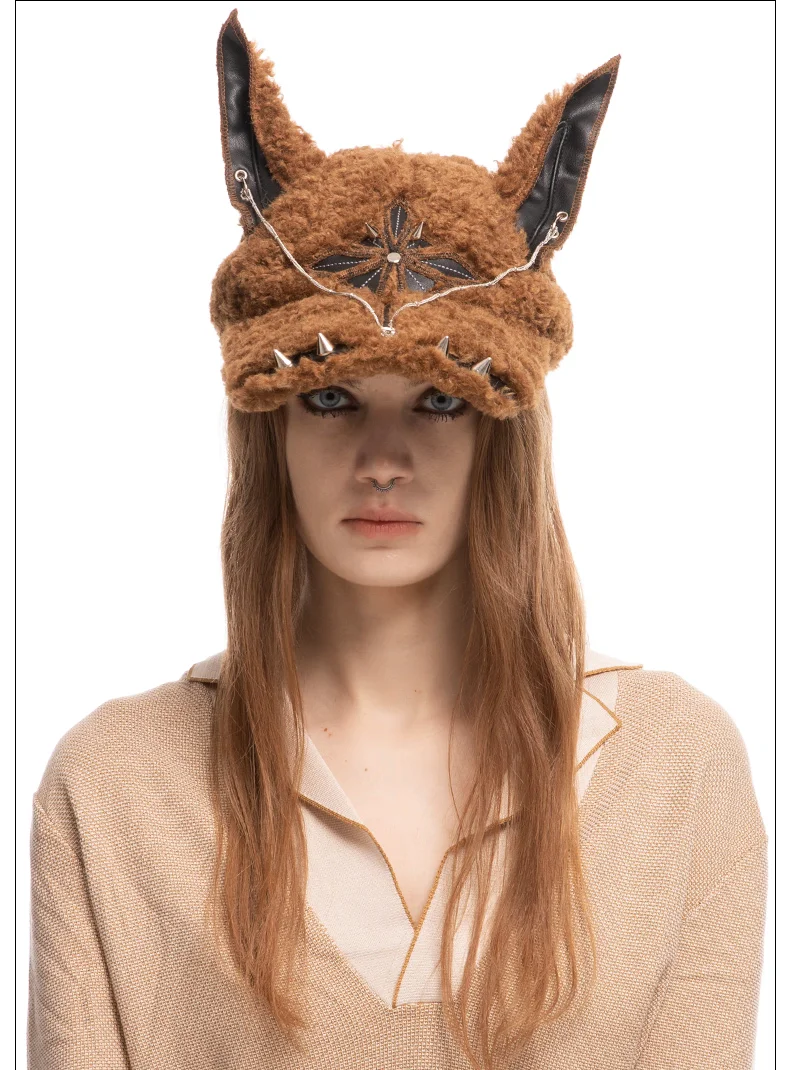 

NEW high quality y2k Hot Girl lamb Jeans dog Ears Cowboy Baseball Hat fashion Hip Hop Cap Women Men Party Team Baseball Cap