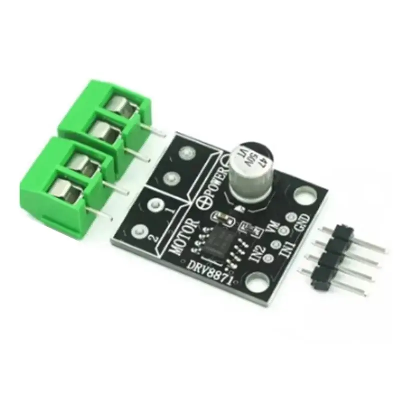 PTST 6X DRV8871 H-Bridge Brushed DC Motor Driver Breakout Board PWM Control 3.6A Max Internal Current Sense 6.5V To 45V