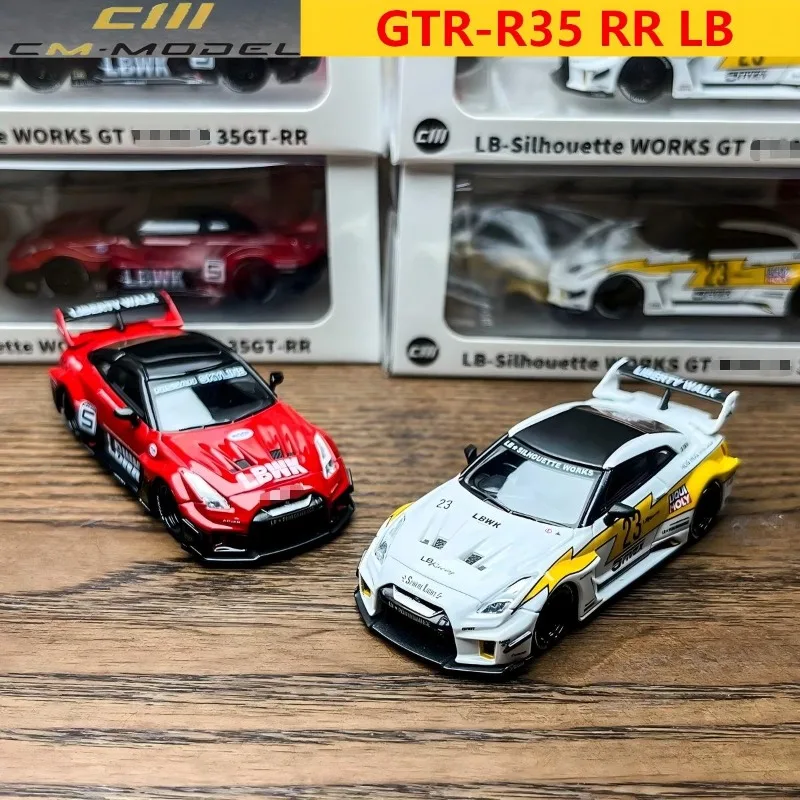 CM 1:64 GTR-R35 RR LB  Alloy Die Casting Car Model Collection Model Boy Gift Christmas Gift Boy Toy
