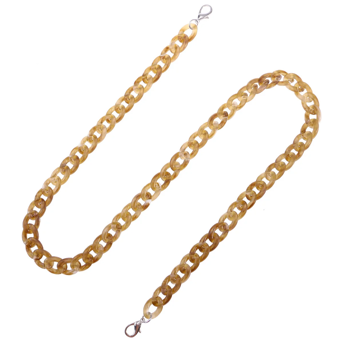 

Plastic Resin Bag Chain Strap 120cm Durable Replacement for Shoulder Satchel Messenger Bags Accessories for Travel Business