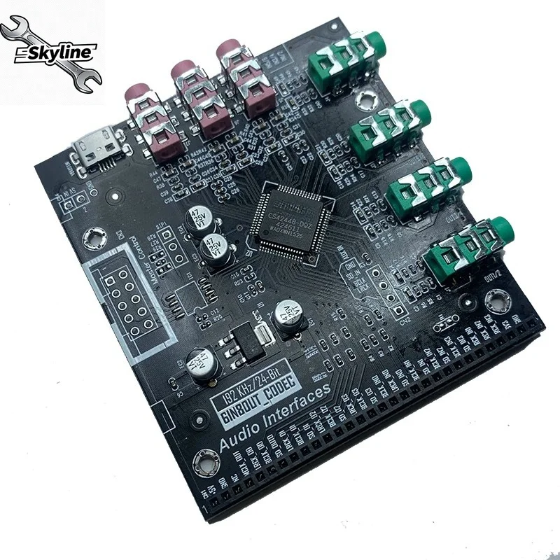 6 in 8 out CS42448 multi-channel decoding, electronic 4-divider board, TDM format only