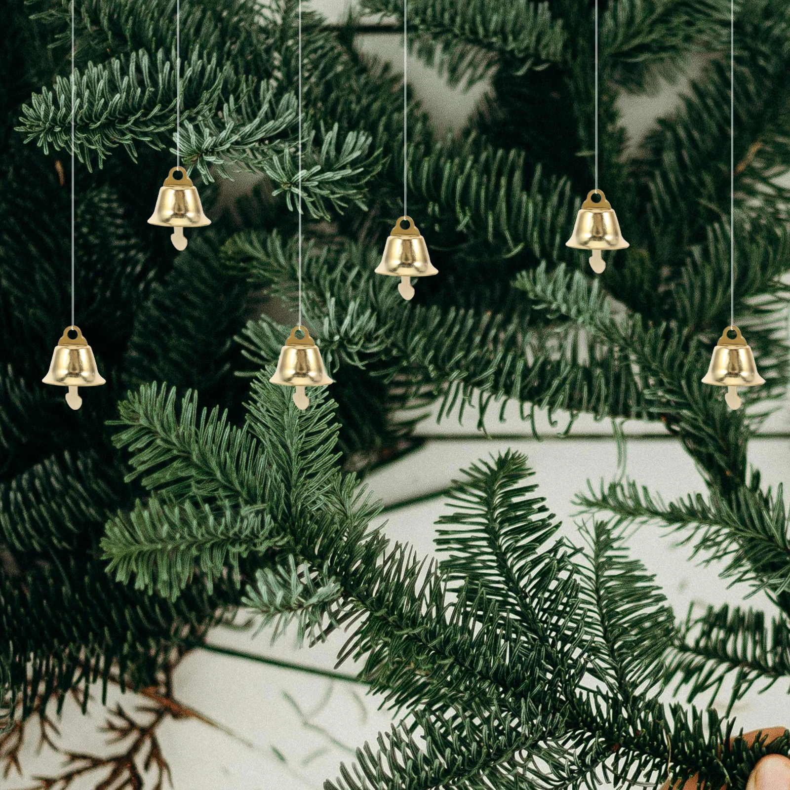 

120 Pcs Mini Jingle Bells for Crafts Decoration Outdoor Christmas Christbaumschmuck Zubehor