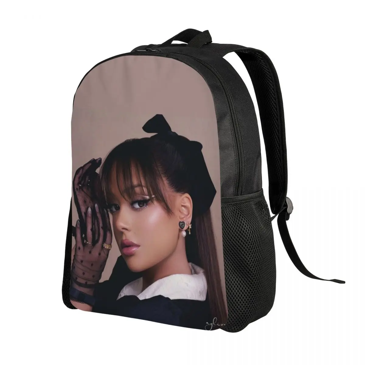 Benutzerdefinierte A-Ayliva Cool Singer Reiserucksack Männer Frauen Schule Computer Büchertasche Pop Musik College Student Daypack Taschen