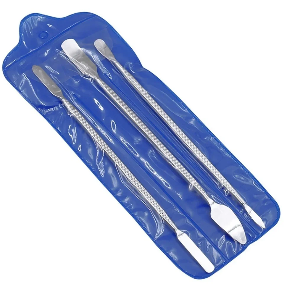 Kit de 3 piezas de herramientas manuales de apertura para reparación, espátula metálica para desmontar teléfonos inteligentes, tabletas y PC 3