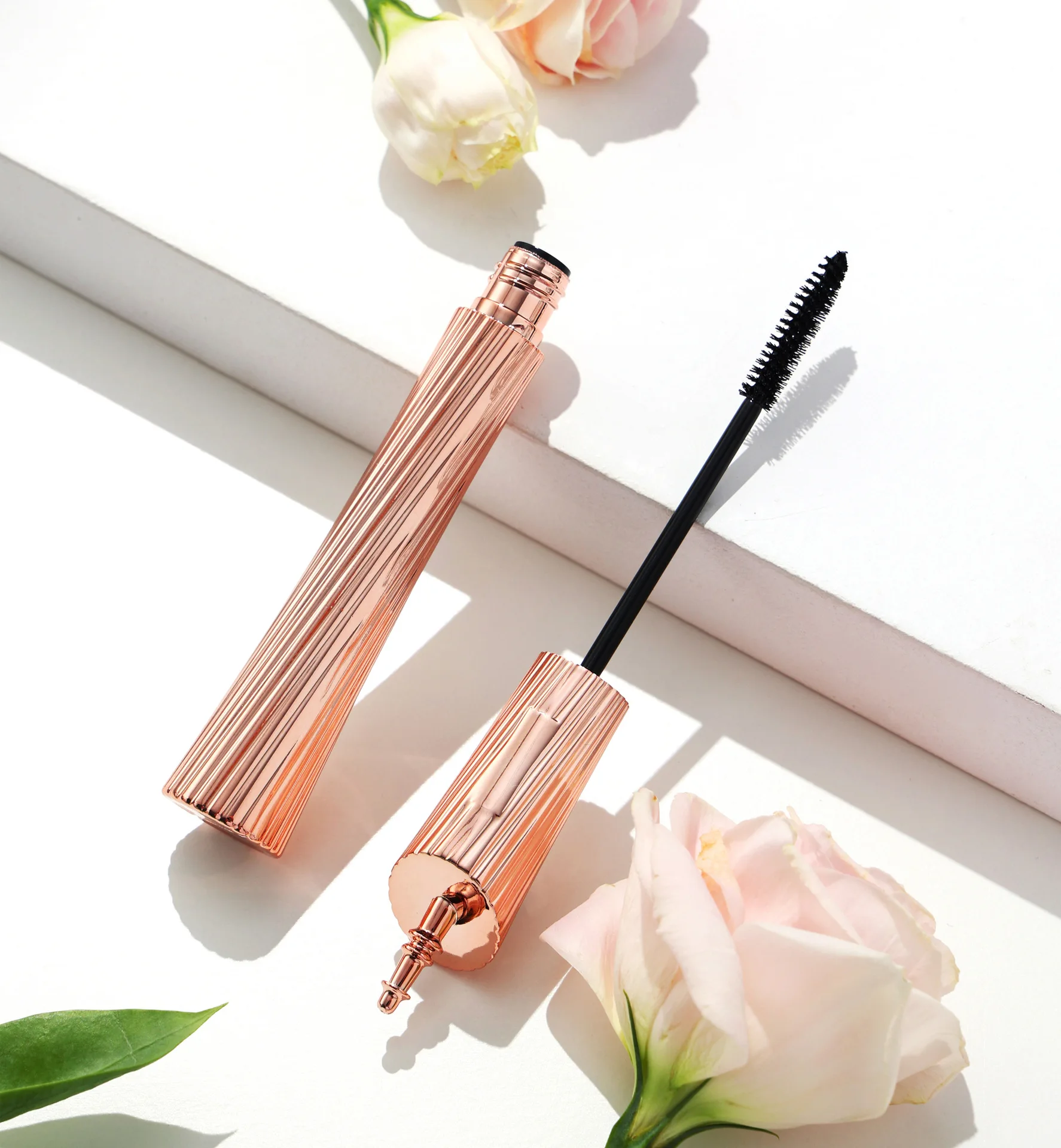 4D Fiber Lengthening Eyelash Mascara Natural Waterproof Long Lasting Black Lash Mascara Private Label Wholesale Private Label