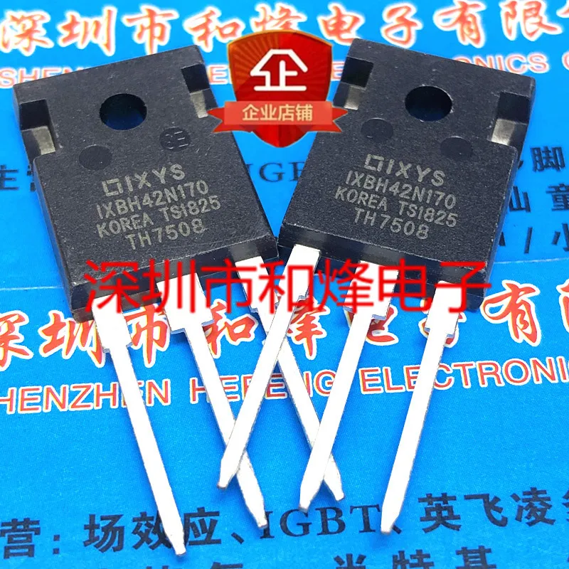 5PCS-10PCS IXBH42N170  TO-247 1700V 75A   NEW AND ORIGINAL Fast Shipping Quality