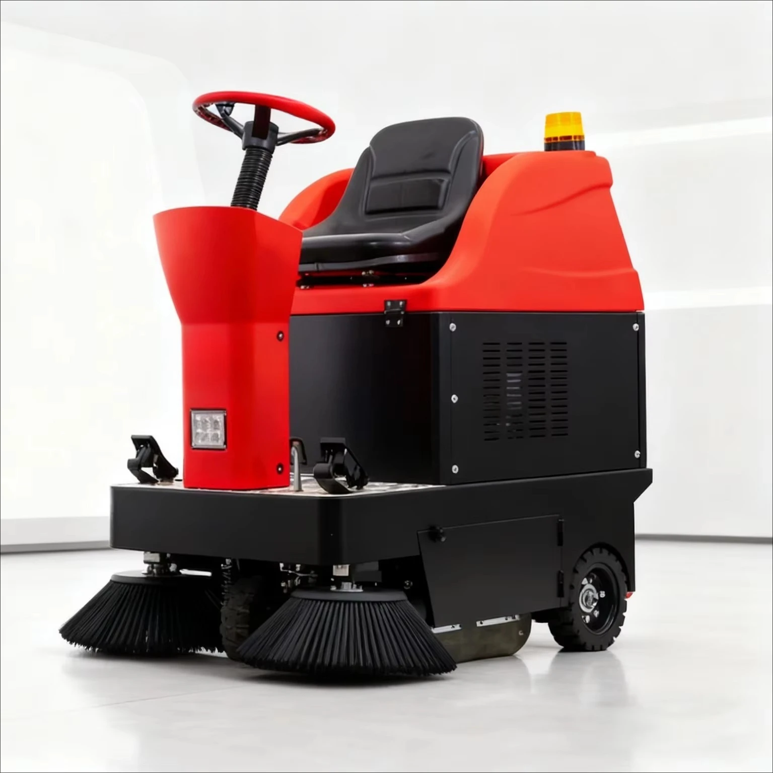 S1250 بالجملة شراء معدات التنظيف الصناعية مول المطار الطريق الطابق مكنسة آلة تنظيف الشوارع