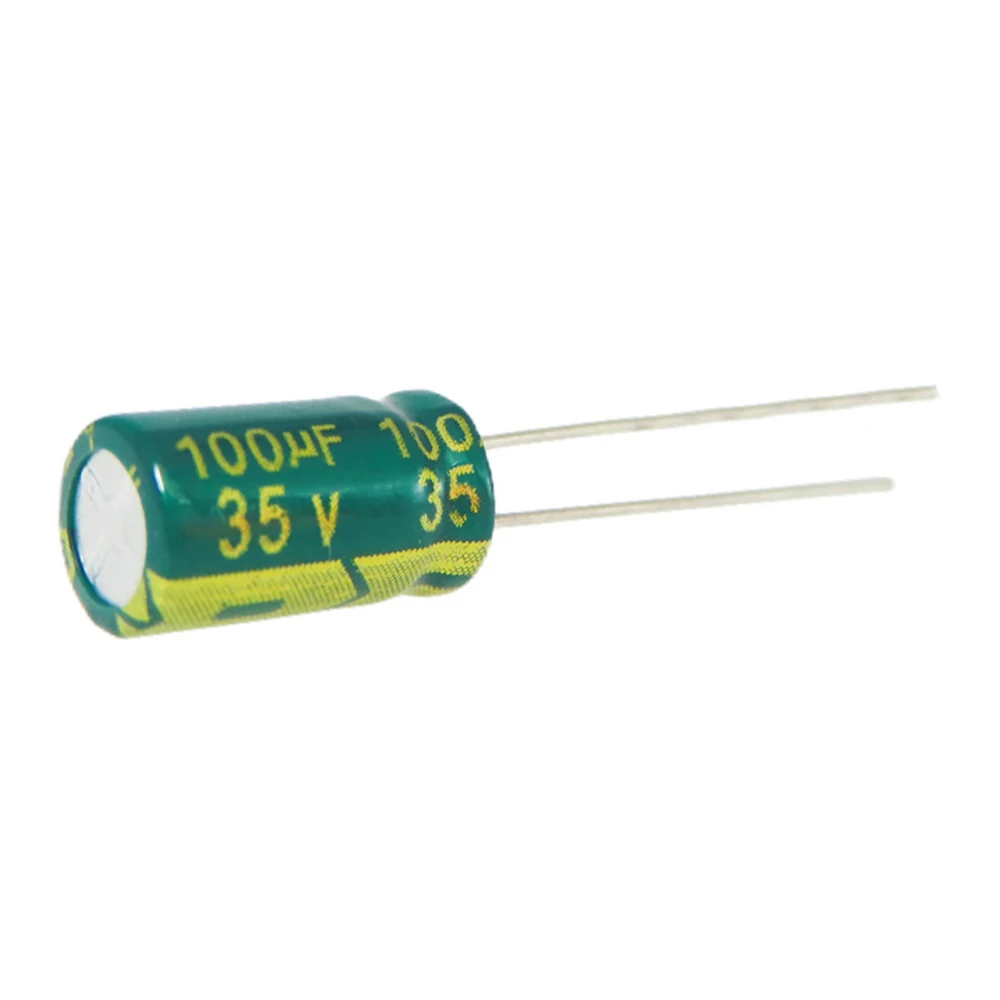 20pcs 35V100UF 6*12MM Higt quality Aluminum electrolytic capacitor 35V 100UF Low ESR/impedance high frequency 20%