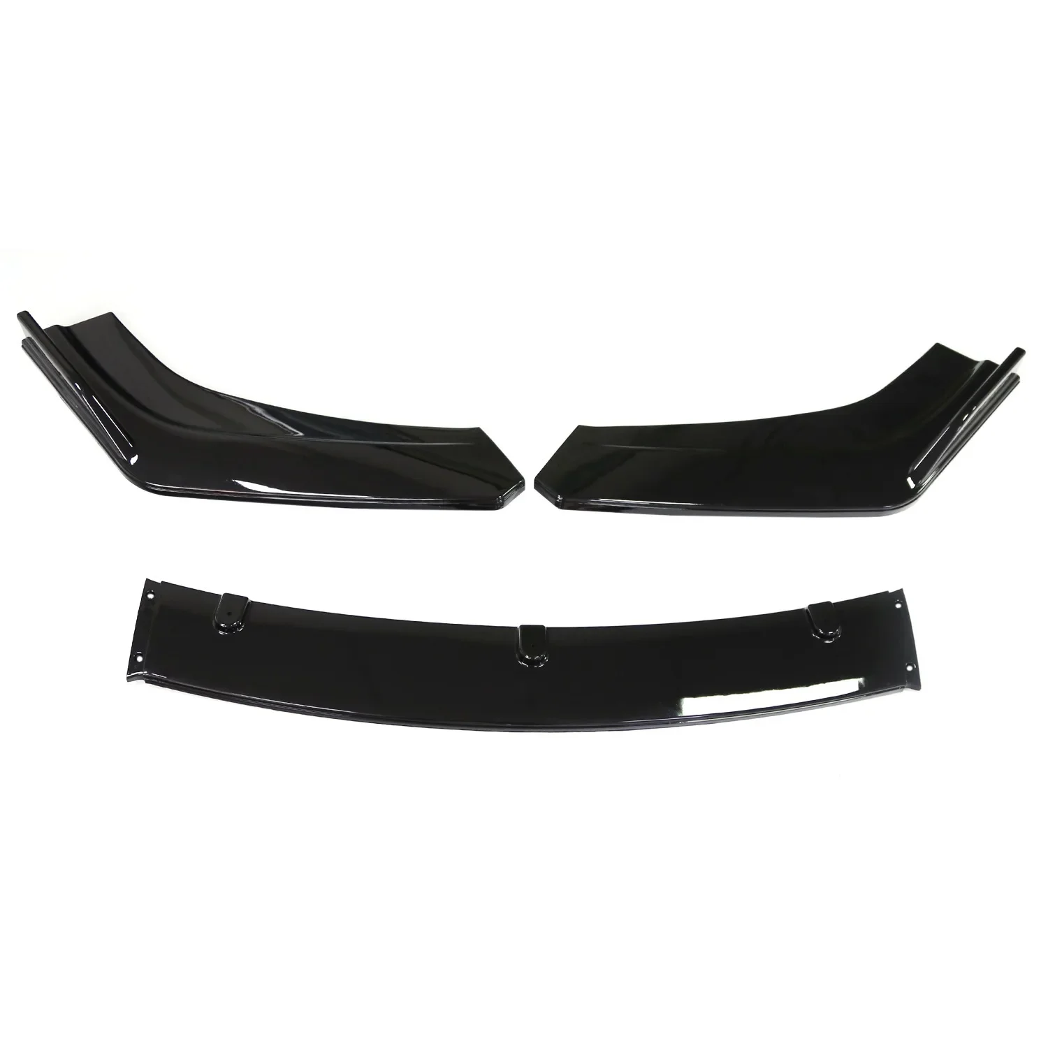 

Car Universal Front Shovel Front Spoiler Car Bumper Three Section Front Lip Collision Avoidance