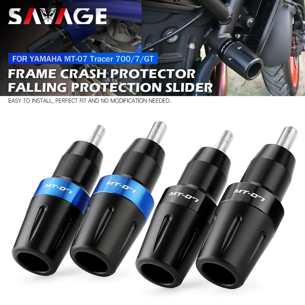 

2025 MT-07 Frame Sliders Crash Protector For YAMAHA MT07 Tracer 700/7/GT FZ07 Motorcycle Falling Protection Engine Guard Pad