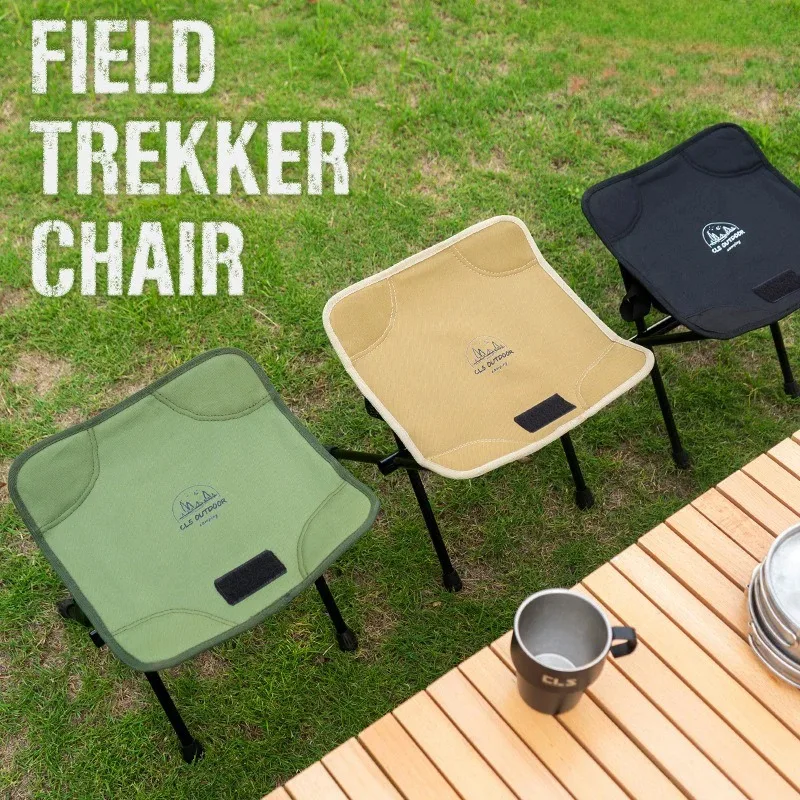 

Ultralight Aluminum Foldable Camping Stool Portable Compact Fishing Chair with Anti-Slip Legs for Outdoor Hiking Concert Events