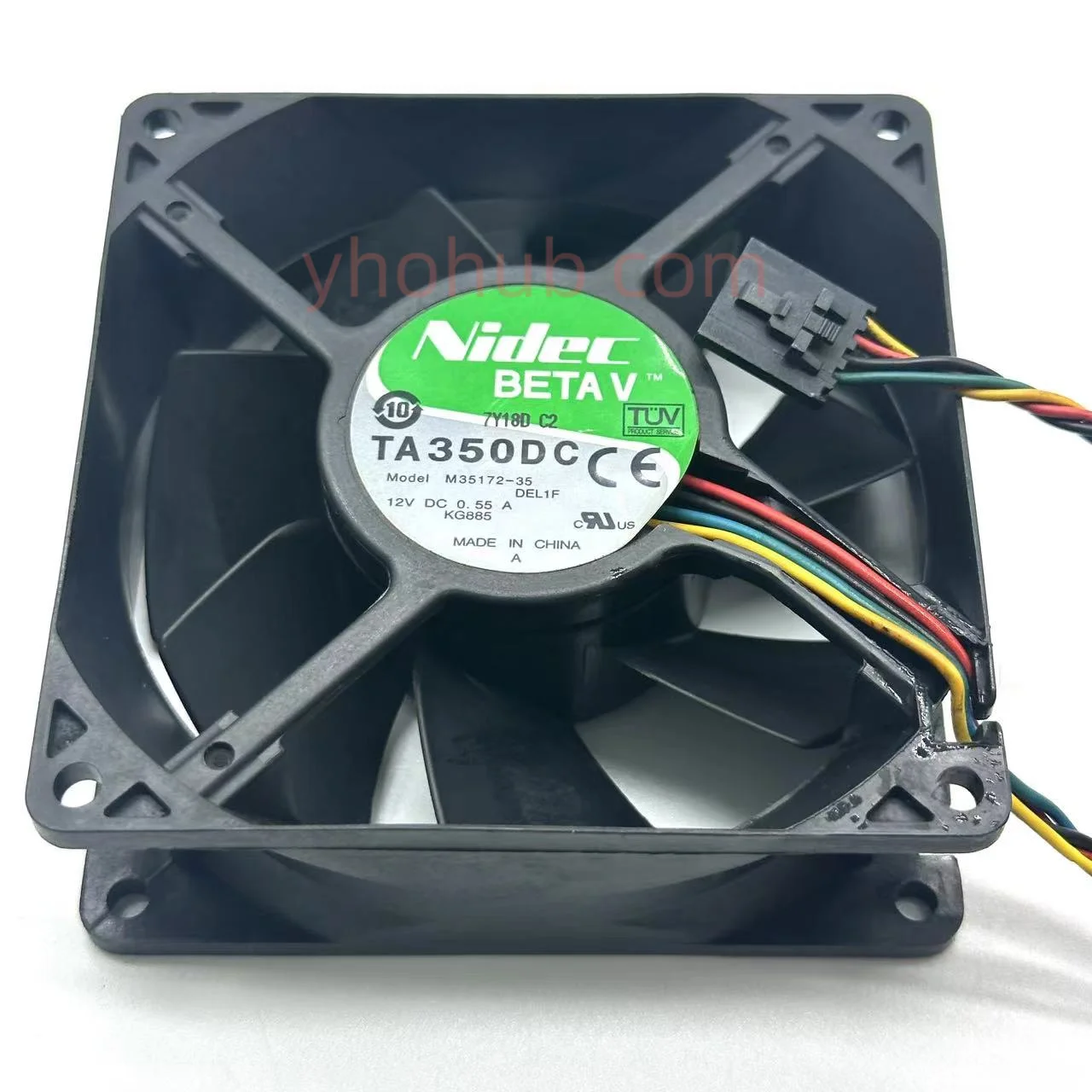 

Nidec TA350DC M35172-35 DC 12V 0.55A 92x92x32mm Server Cooling Fan