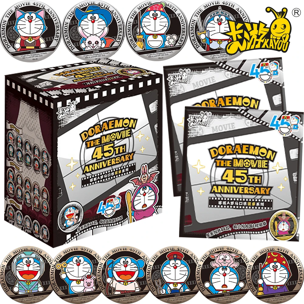 

Подлинная брошь KAYOU Doraemon круглой формы, аниме, милый драгоценный памятный значок с героями мультфильмов для одежды, аксессуары для рюкзака, подарок