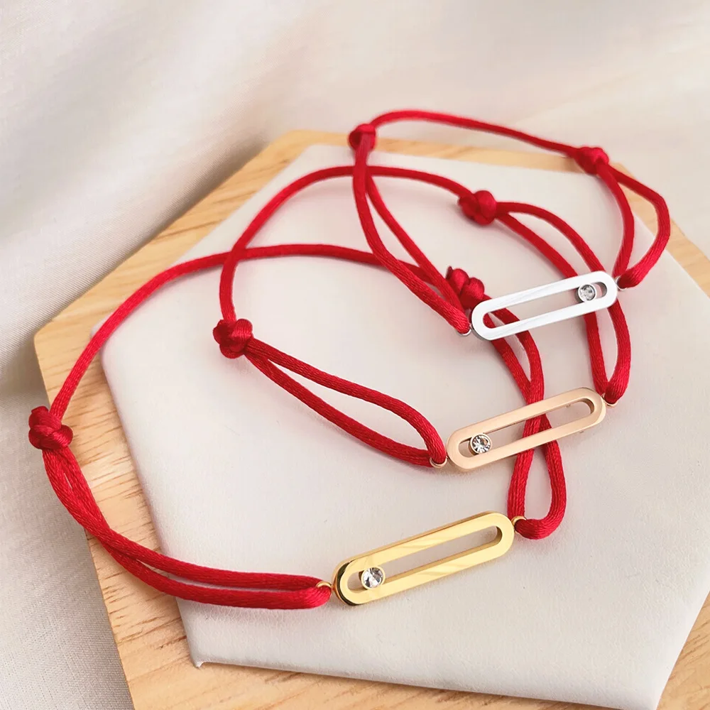 Fashion Bracelets for Women Luxury Zircon Crystal Chain Link Bangle Simple Korea Cubic Zirconia Party Jewelry image 4