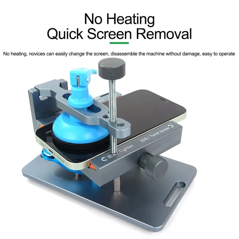 RELIFE RL-601S Mini Plus Pro Free Heating LCD Screen Separator for Phone Tablet Rotary Back Cover Rear Glass Removal Fixture